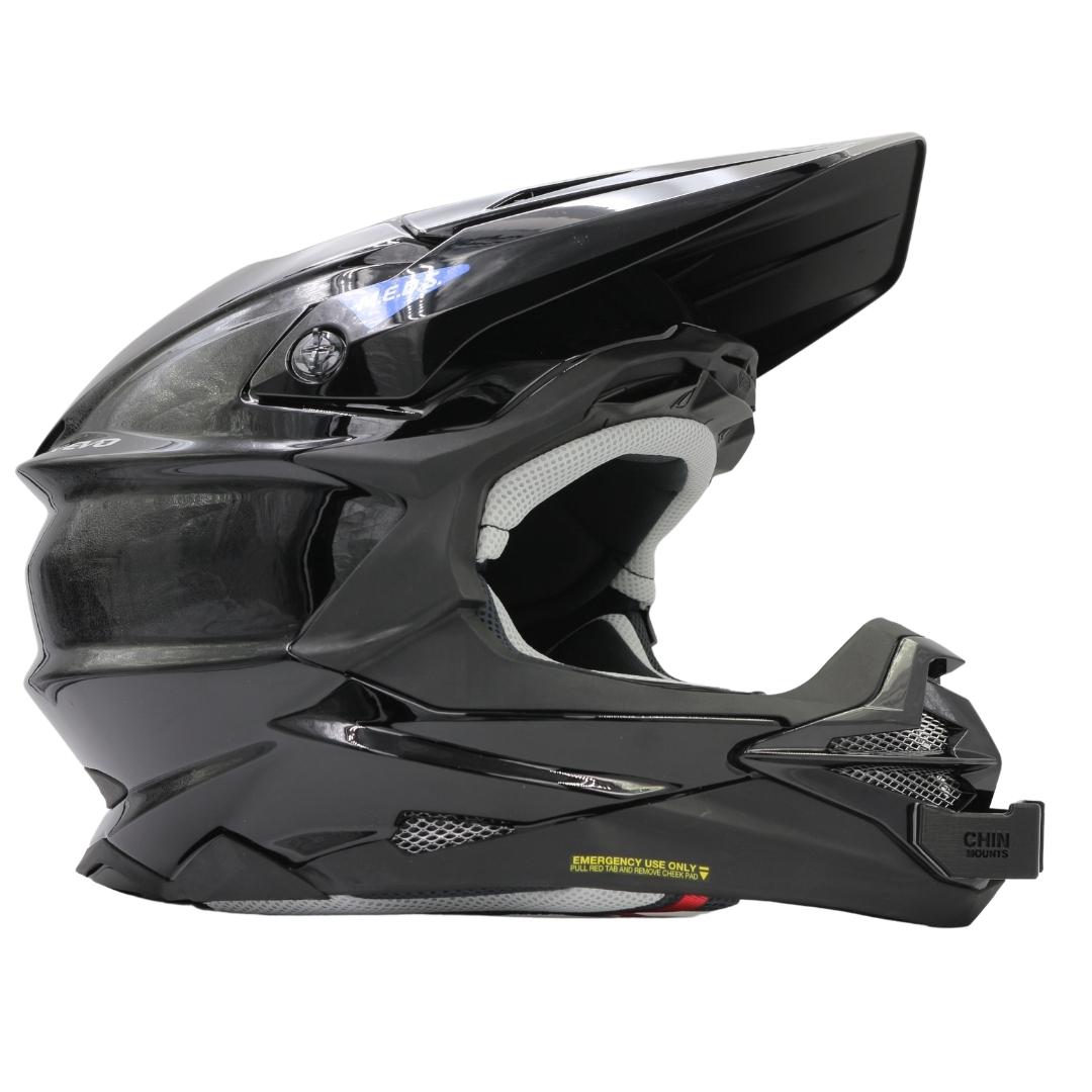 shoei dirt helmet Shoei VFX-Evo/VFX-WR Offroad Helmet Chin Mount For GoPro, Insta360, DJI, & more — Chin Mounts