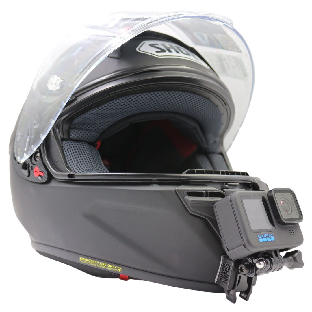 Shoei X15/Shoei X-SPR Pro Helmet Chin Mount For GoPro, Insta360, DJI, & more — Chin Mounts
