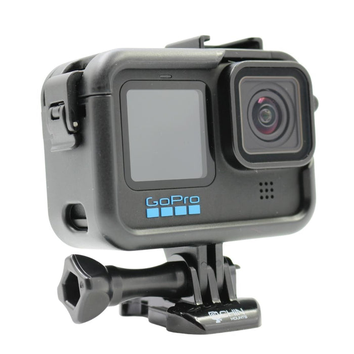 Top Opening Case for GoPro Hero 11, Hero 10 & Hero 9 (with thumb screw and base mount)